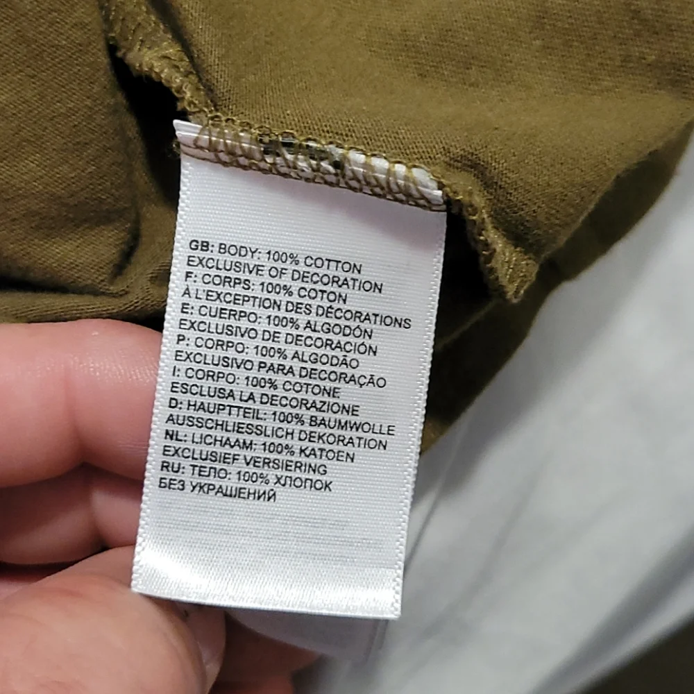 The North Face Olive Green Short Sleeve Logo Tee